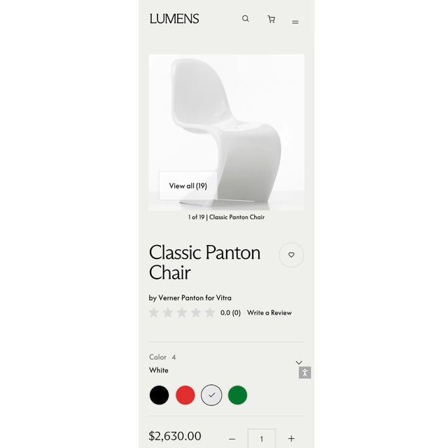Paint 4 High End Verner Panton S-Chair Glossy Lacquer Finish for Herman Miller/Vitra For Sale - Image 7 of 11
