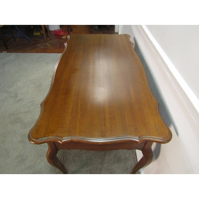 Ethan Allen Ethan Allen Country French Solid Maple Desk For Sale - Image 4 of 8