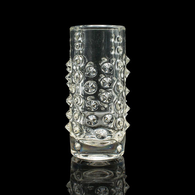1970's Small Vintage Bohemian Flower Vase For Sale - Image 4 of 11