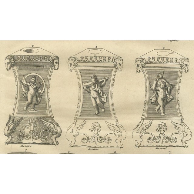 Bernard de Montfaucon, Classical Roman Altars & Antiquities, 1721, Engraving For Sale - Image 6 of 9
