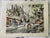 French Mid-20th Century Parisian View of Paris Watercolor Print by Artist G. Lelong For Sale - Image 3 of 15