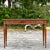 Maitland - Smith Vintage Regency Maitland Smith Leather Embossed Console Table For Sale - Image 4 of 7
