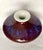 Striking vintage Chinese porcelain vase from Jingdezhen, finished in a dramatic flambé glaze with a deep oxblood-red...