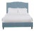 Hazel Queen Bedframe, Blue Velvet For Sale