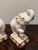 Fitz and Floyd Vintage Fitz & Floyd Ceramic Elephant Bookends / Figurines - A Pair For Sale - Image 4 of 10