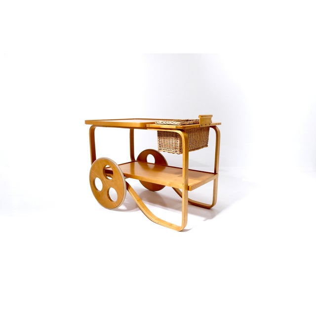 Swiss Vintage Tea Trolley by Alvar Aalto, 1960s For Sale - Image 17 of 18
