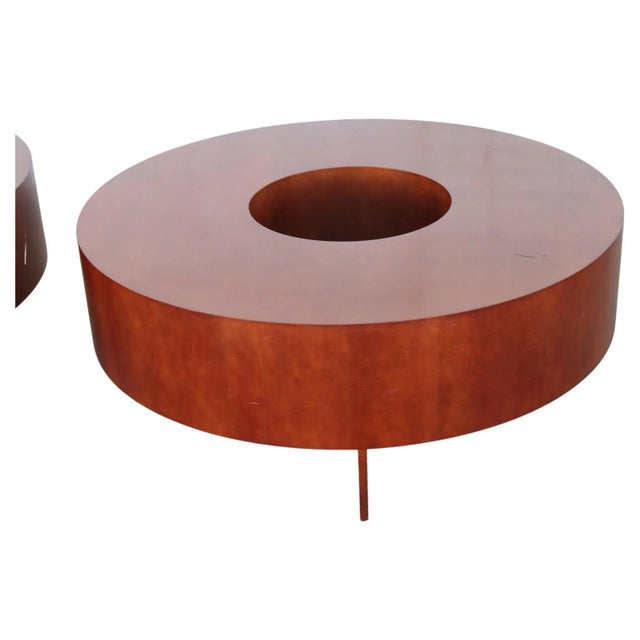 Steelcase Early 20th Century Coalesse Round Table by Steelcase (2 Available) For Sale - Image 4 of 11