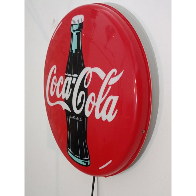 1990s Illuminated Coca-Cola Sign, 1997 For Sale - Image 5 of 11