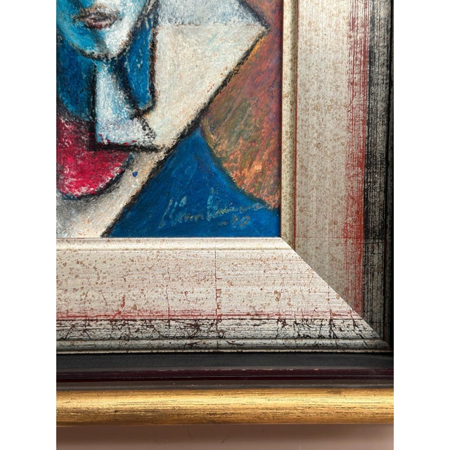 Christian Immonen, Face, 1990, Oil Painting on Panel, Framed For Sale - Image 14 of 18