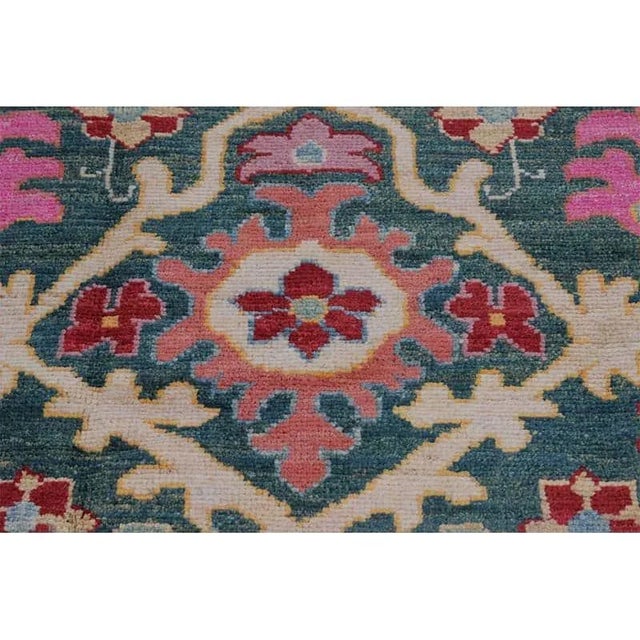 Textile Handwoven Persian Sultanabad Area Rug 11’8″ X 15’8″ For Sale - Image 7 of 13