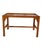 Scandinavian rectangular coffee table made of solid wood. On the bottom of the tabletop, there is a mark and the serial...