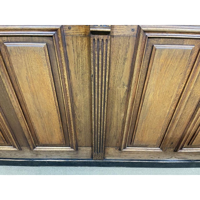 Bar Counter in Oak with Zinc and White Marble For Sale - Image 14 of 18