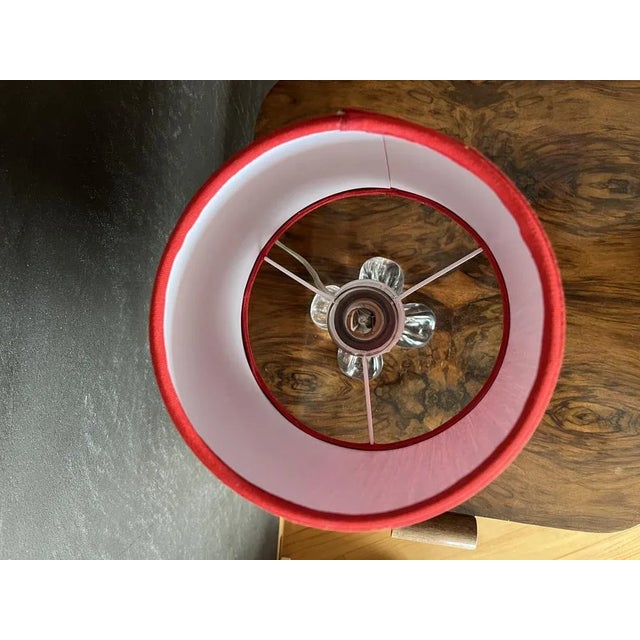 Vintage French Table Lamp by Cristallerie Lorraine, 1960s For Sale - Image 9 of 11