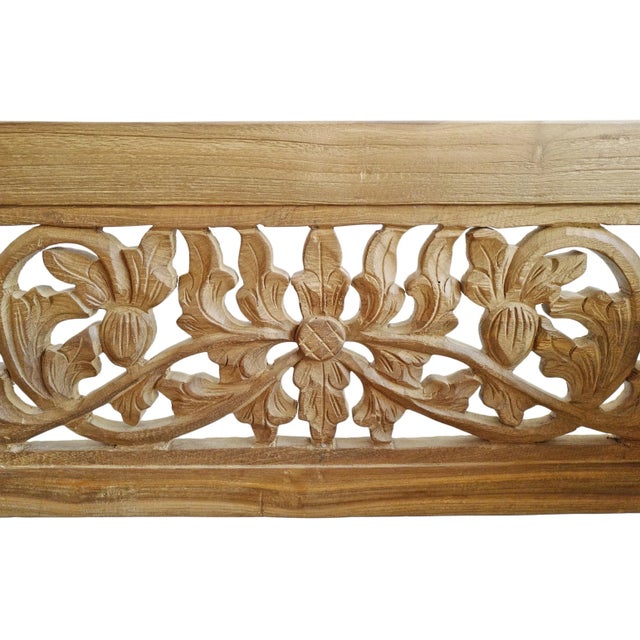 Tan Outdoor Bali Roll Back Arm Chair For Sale - Image 8 of 9