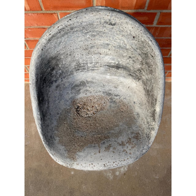 Mid 20th Century Mid 20th Century Willy Guhl Style Sculptural Concrete Garden Chair For Sale - Image 5 of 9
