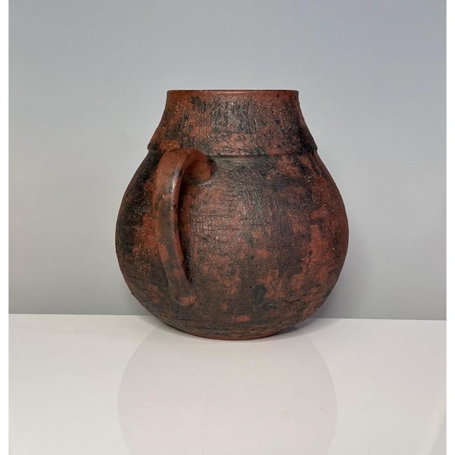 Large Studio Ceramic Art Jug Vase from Gerhard Liebenthron, West Germany, 1972 For Sale - Image 9 of 18