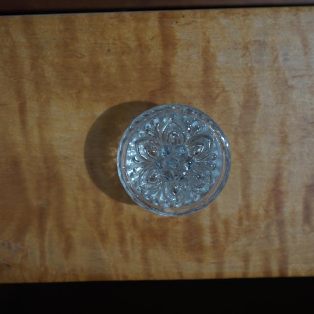 Brown Early 19th Century Antique Sheraton Tall Cherry Server with Tiger Maple Drawers C1830 For Sale - Image 8 of 11