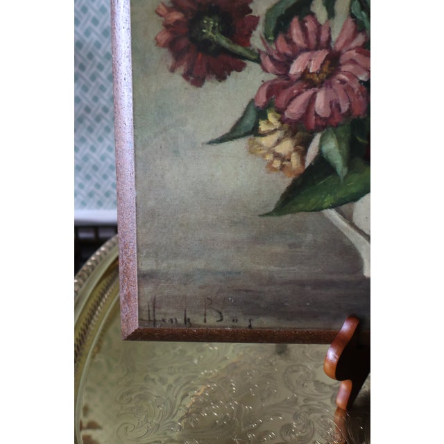 Set of 6 Mid-Century Henk Bos Dutch Still-Life Art Plaques For Sale - Image 14 of 18