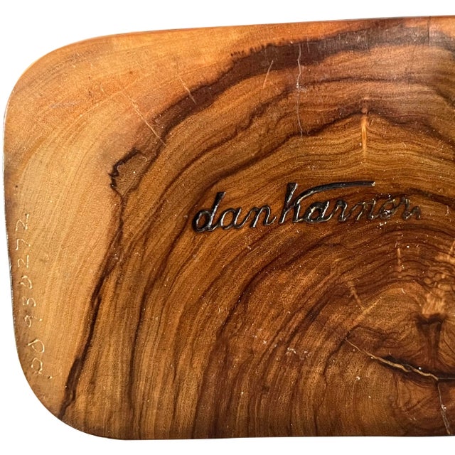 Mid 20th Century Dan Karner Modern Burlwood Sculpture of the Madonna For Sale - Image 4 of 5