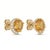 Natural Citrine Gemstone Studs - Dainty 925 Silver Handmade Studs for Woman - A Pair For Sale - Image 4 of 4