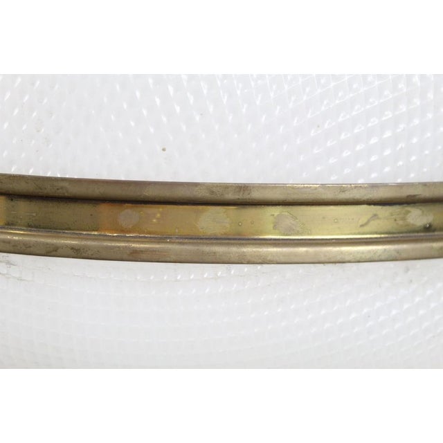 1960s Mid-Century Modern Brass Ceiling Pendant Light Fixture For Sale - Image 10 of 10