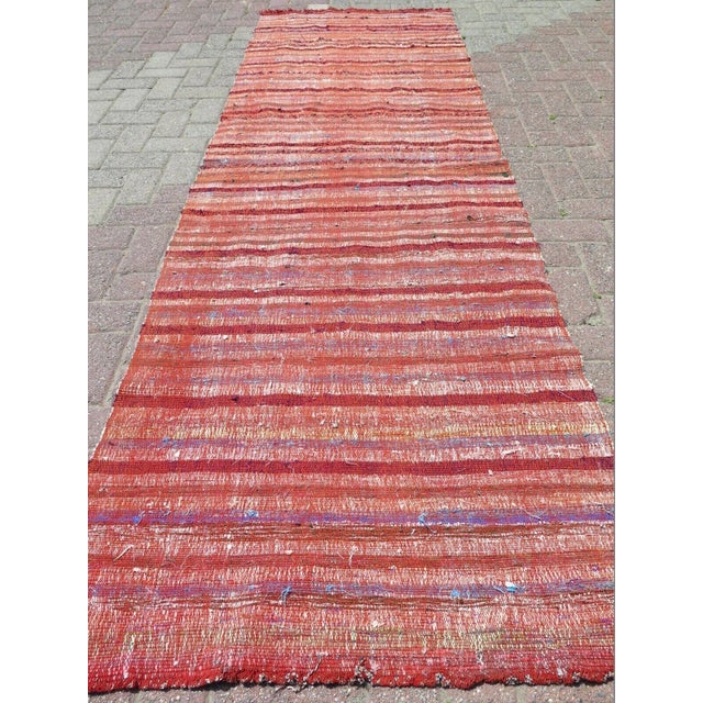 Modern Modern Kilim Runner - 36"x112" For Sale - Image 3 of 12