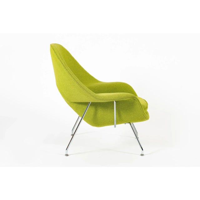 1950s Early Restored Mid Century Green Womb Lounge Chair by Saarinen for Knoll, Multiples/Custom Available For Sale - Image 5 of 15