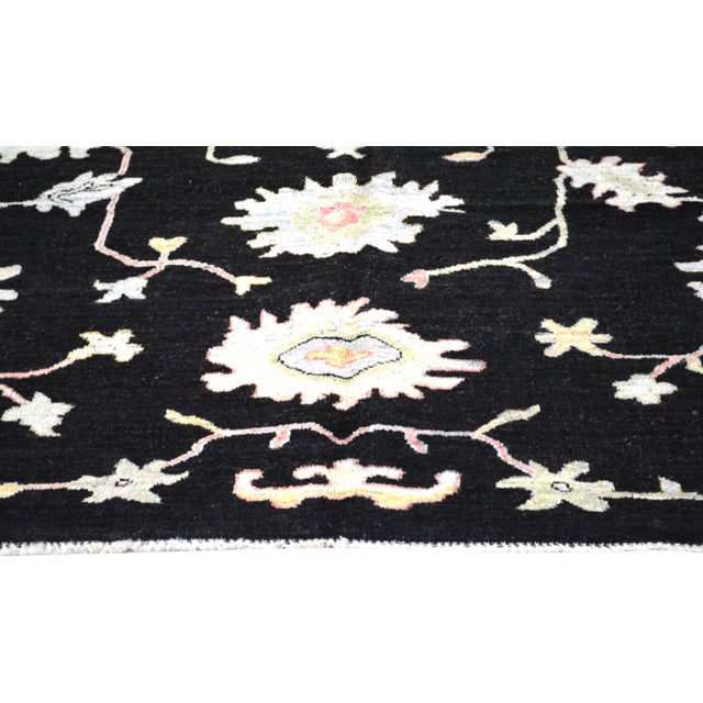 Contemporary Oushak Hand Knotted Wool Rug,8'3"X10'2" For Sale - Image 4 of 6