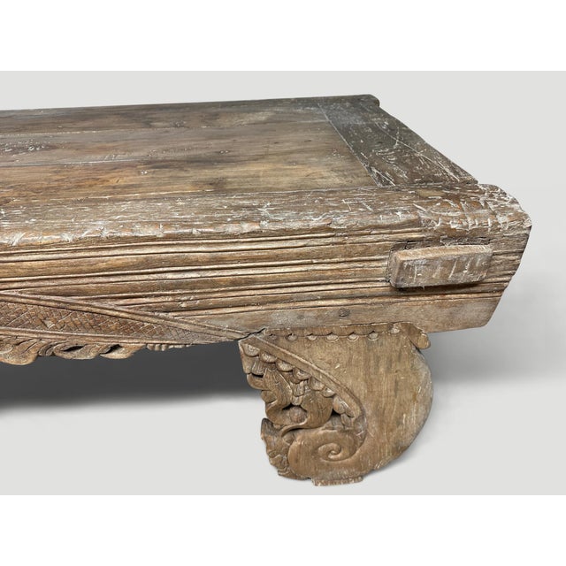 Brown Antique Bench, Daybed or Coffee Table For Sale - Image 8 of 18