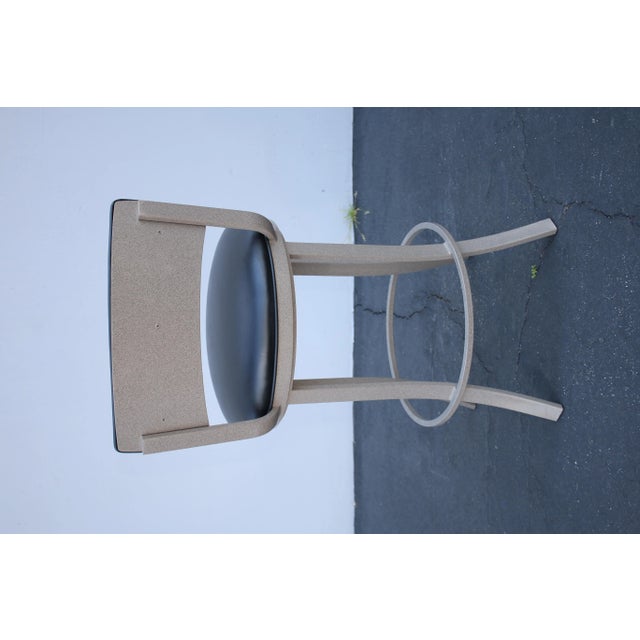 Transitional Wesley Allen Bali Swivel Stool With Low Back For Sale - Image 3 of 8