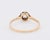 Contemporary 1970s Vintage Solitaire Ring in Platinum & Gold, VVS F/G Diamonds, Size 10.5 For Sale - Image 3 of 5