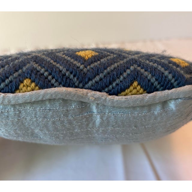 Vintage Petite Needlepoint Pillow For Sale - Image 4 of 7