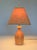 Mid-Century Modern Vintage Hand Turned Wood Table Lamp For Sale - Image 3 of 10