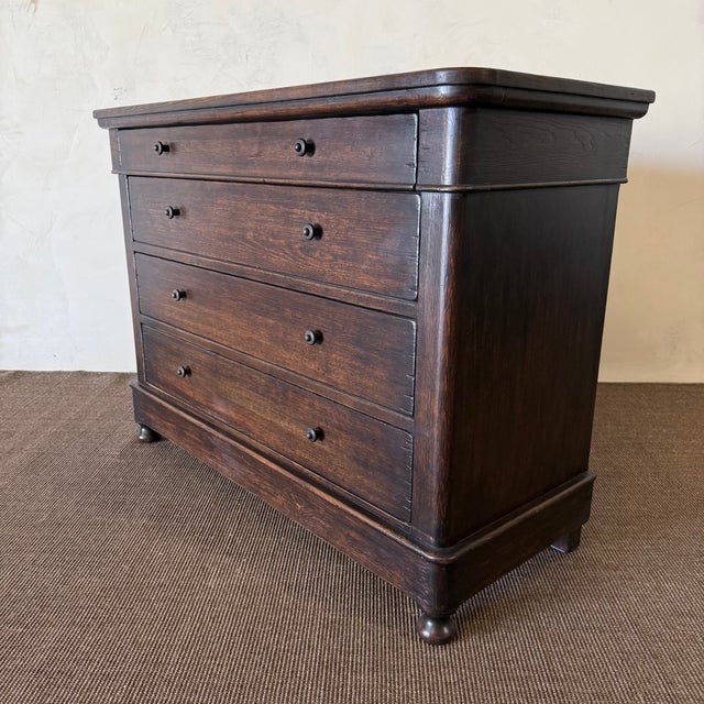 Modern Olivia Reclaimed Pine 5 Drawer 36" Dresser - Walnut For Sale - Image 3 of 13