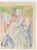 The Couples is a Pen and watercolor Drawing realized by Mino Maccari (1924-1989) in the 1960s. Hand-signed at the top...