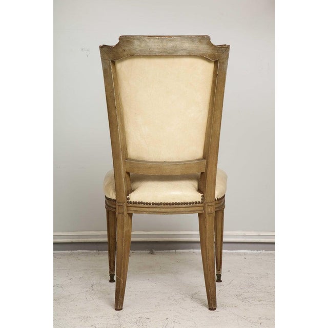 Vintage Louis XVI Style Painted Dining Room Chairs - Set of Six For Sale - Image 12 of 13