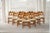1960s Razorblade Chairs in Oak and Lambswool attributed to Henning Kjærnulf, 1960s, Set of 10 For Sale - Image 5 of 18