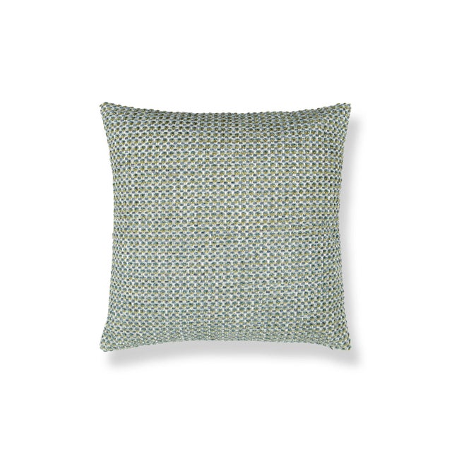 Contemporary The House Of Scalamandré Heatherton Square Pillow In Creek For Sale - Image 3 of 3