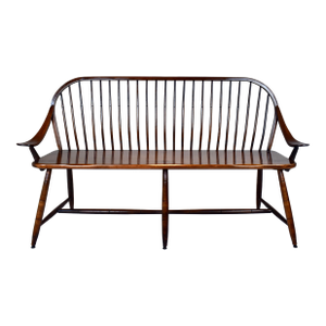 Vintage Hale of Vermont Windsor Spindle Back Prosper's Bench or Settee