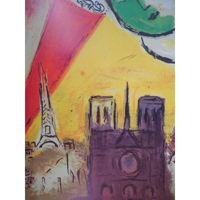 Les Amoureux de Notre Poster after Marc Chagall For Sale - Image 5 of 6