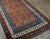 1900s Salmon Geometric Tribal Antique Caucasian Moghan Carpet 4' 0'' X9' 0'' Knotted Wool Rug Runner For Sale - Image 9 of 9