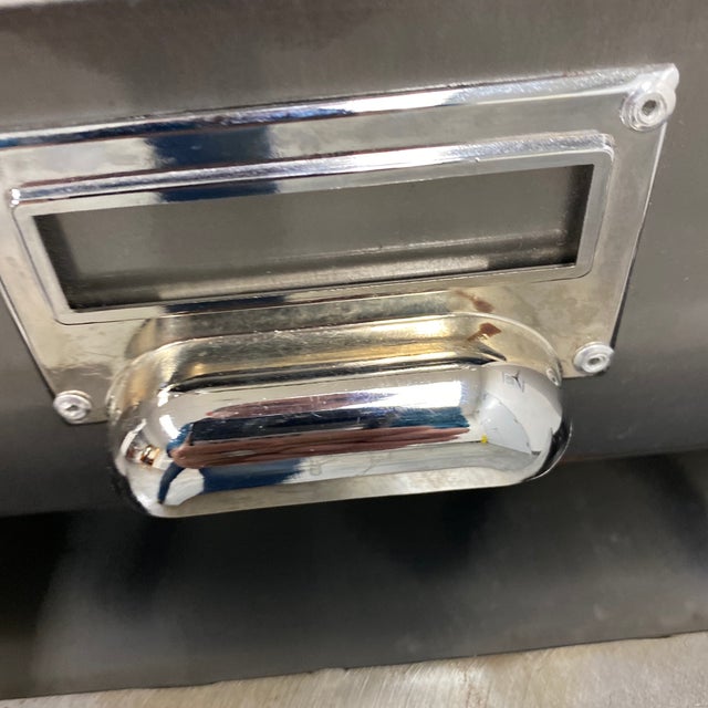 Restoration Hardware Pharmacy Dulton Metal + Glass Cabinet | Chairish