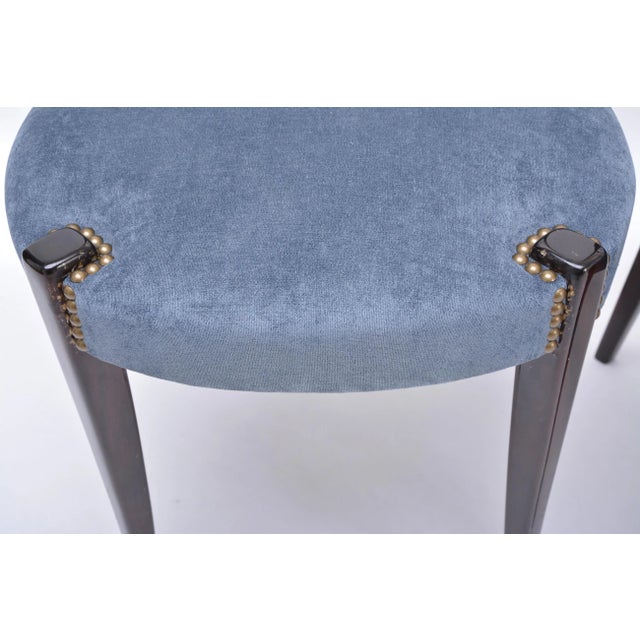 High Back Dining Chairs by Aldo Tura, 1970s, Set of 4 For Sale - Image 11 of 18