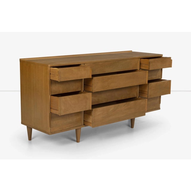 Wood Edward Wormley for Dunbar Triple Dresser in Mahogany Wood For Sale - Image 7 of 13