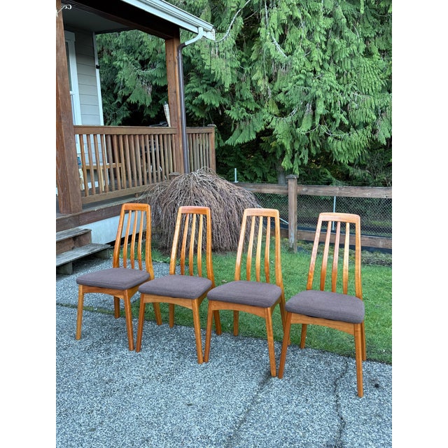 Brown 1990s Mid Century Modern Danish Table Set of 4 For Sale - Image 8 of 11