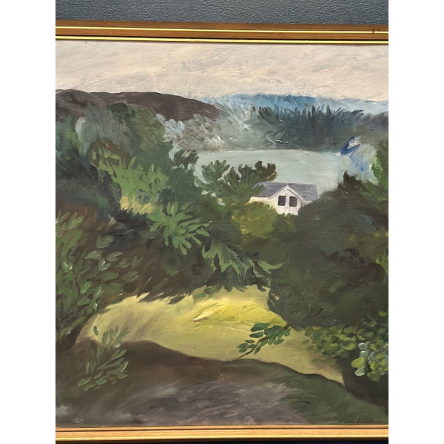 Swedish Artist, Evening in the Archipelago, 1964, Oil on Canvas, Framed For Sale - Image 4 of 18