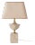 Mid-Century Italian Travertine and Brass Table Lamp attributed to Philippe Barbier, 1970s For Sale