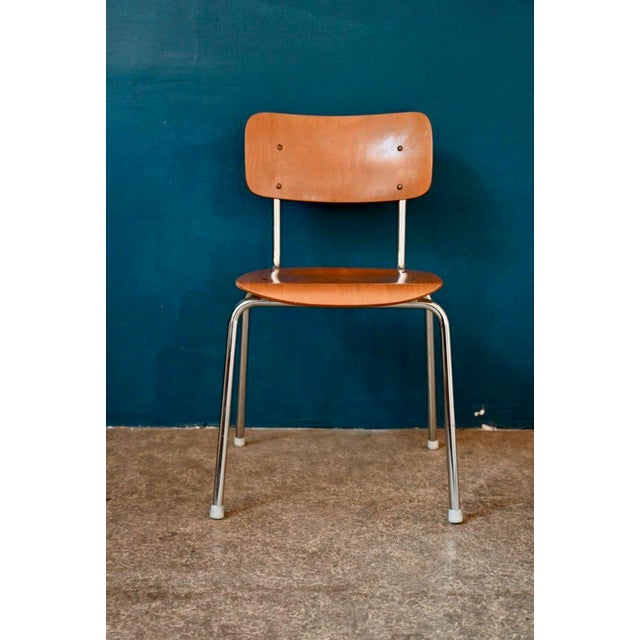 Vintage Industrial Chrome Tubular Chairs, Set of 4 For Sale - Image 6 of 14