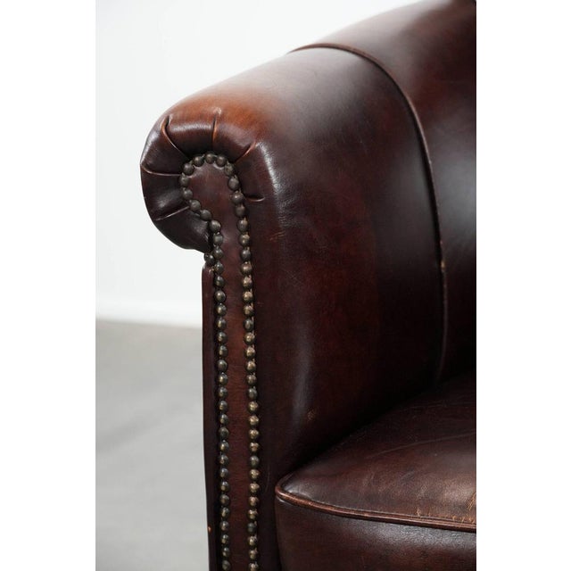 Club Chair in Cowhide For Sale - Image 10 of 16