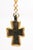 Gold Byzantine Cross With 21 Karat Rope Trim For Sale - Image 8 of 12